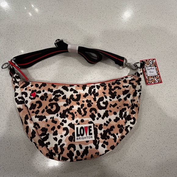 NWT Brighton Spotted Love Swing Bag - Picture 2 of 9